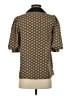 J.ING 100% Polyester Brown Short Sleeve Blouse Size XS - photo 2