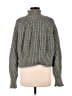 H&M Metallic Gray Turtleneck Sweater Size M - photo 2