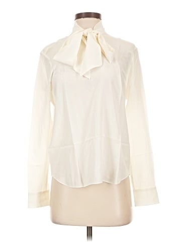 LILYSILK Long Sleeve Silk Top (view 1)