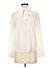 LILYSILK 100% Silk Ivory Long Sleeve Silk Top Size XS - photo 1