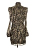 Aqua 100% Polyester Paisley Gold Cocktail Dress Size S - photo 1