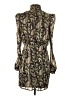 Aqua 100% Polyester Paisley Gold Cocktail Dress Size S - photo 2