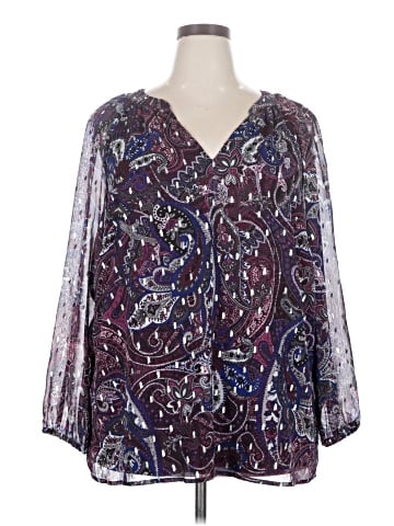 Kasper 3/4 Sleeve Blouse (view 1)