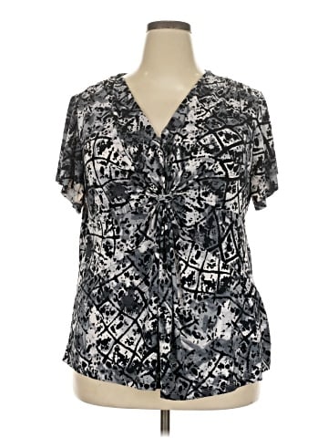 Daisy Fuentes Short Sleeve Blouse (view 1)