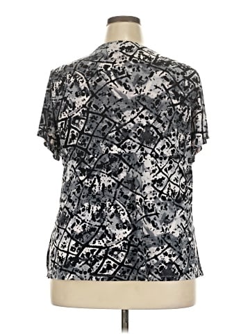 Daisy Fuentes Short Sleeve Blouse (view 2)
