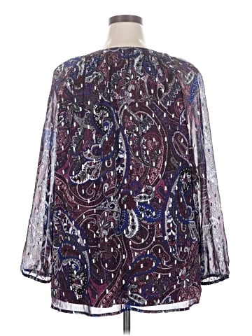 Kasper 3/4 Sleeve Blouse (view 2)