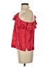 J.Crew 100% Silk Red 3/4 Sleeve Silk Top Size 4 - photo 5