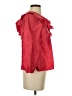 J.Crew 100% Silk Red 3/4 Sleeve Silk Top Size 4 - photo 4