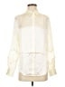 LILYSILK 100% Silk Ivory Long Sleeve Silk Top Size S - photo 1