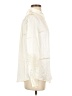 LILYSILK 100% Silk Ivory Long Sleeve Silk Top Size S - photo 4