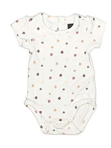 7 For All Mankind Short Sleeve Onesie (view 1)