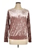 Matty M Metallic Burgundy Pullover Sweater Size XL - photo 1