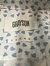Grayson 100% Cotton Polka Dots Blue Long Sleeve Blouse Size Med (3) - photo 7