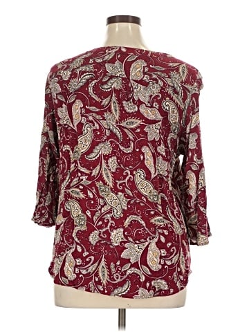 Fun2Fun 3/4 Sleeve Blouse (view 2)