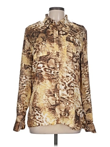 Jones New York Signature Long Sleeve Blouse (view 1)
