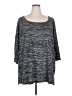 Old Navy Gray 3/4 Sleeve Top Size 4X - photo 1