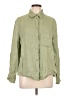 MNG Green Long Sleeve Button-Down Shirt Size 10 - photo 1