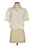 Zara Ivory Short Sleeve Blouse Size S - photo 1