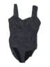 Albion Houndstooth Black One Piece Swimsuit Size XXL - photo 1