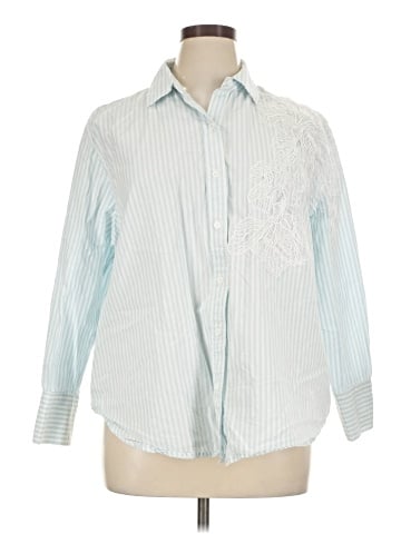Anne Klein Long Sleeve Blouse (view 1)