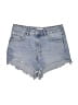 Zara Blue Denim Shorts Size 10 - photo 1
