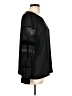 Ann Taylor LOFT 100% Polyester Black Long Sleeve Blouse Size L - photo 4