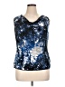 Calvin Klein Blue Sleeveless Top Size XL - photo 1