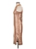 Splendid Metallic Tan Cocktail Dress Size S - photo 5
