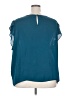 Fun2Fun 100% Polyester Teal Short Sleeve Blouse Size 4XL - photo 2