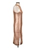 Splendid Metallic Tan Cocktail Dress Size S - photo 4