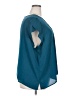 Fun2Fun 100% Polyester Teal Short Sleeve Blouse Size 4XL - photo 4