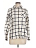 J.Crew 100% Cotton Checkered-gingham Ivory Long Sleeve Blouse Size 8 - photo 1