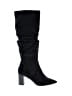 Just Fab Black Boots Size 10 - photo 1