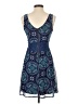 Xhilaration 100% Polyester Paisley Blue Casual Dress Size S - photo 2