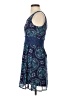 Xhilaration 100% Polyester Paisley Blue Casual Dress Size S - photo 5