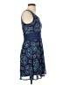 Xhilaration 100% Polyester Paisley Blue Casual Dress Size S - photo 4