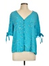CeCe Teal 3/4 Sleeve T-Shirt Size L - photo 1
