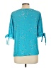 CeCe Teal 3/4 Sleeve T-Shirt Size L - photo 2