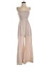 Cupshe 100% Cotton Metallic Tan Jumpsuit Size S - photo 1