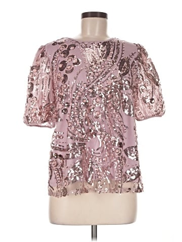 Adrianna Papell Short Sleeve Blouse (view 1)