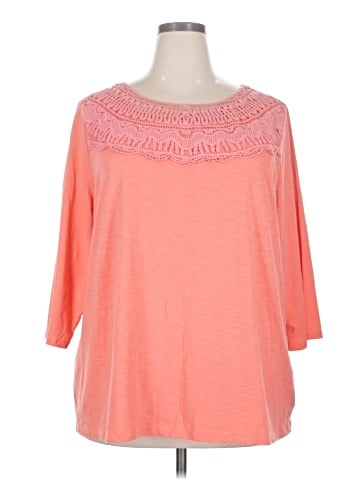 St. John's Bay 3/4 Sleeve T-Shirt (view 1)