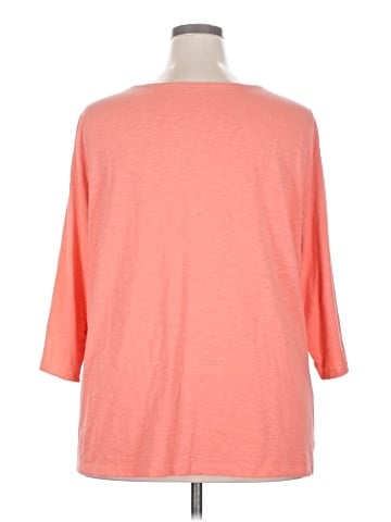 St. John's Bay 3/4 Sleeve T-Shirt (view 2)