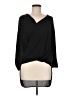 Topshop 100% Polyester Black 3/4 Sleeve Blouse Size 6 - photo 1