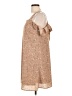 Entro 100% Polyester Tweed Tan Casual Dress Size L - photo 5