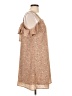 Entro 100% Polyester Tweed Tan Casual Dress Size L - photo 4