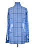 MICHAEL Michael Kors 100% Polyester Blue Long Sleeve Blouse Size S - photo 2