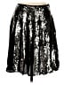 Ann Taylor 100% Polyester Metallic Black Formal Skirt Size 4 - photo 1