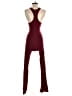 Assorted Brands Solid Burgundy Jumpsuit Size XS - photo 2