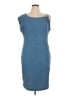Halston Blue Casual Dress Size 16 - photo 1