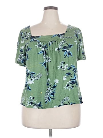 Lucky Brand Short Sleeve Blouse (view 1)